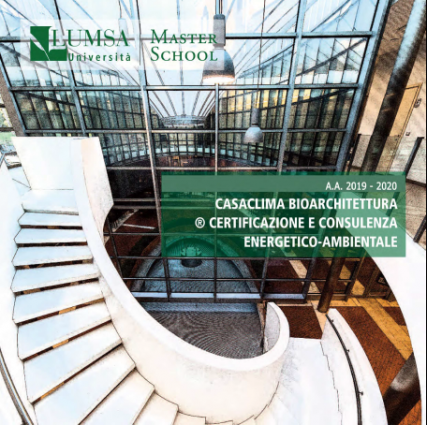 Eventi MASTER UNIVERSITARIO CASACLIMA-BIOARCHITETTURA